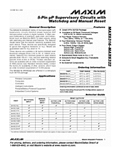 DataSheet MAX6322 pdf